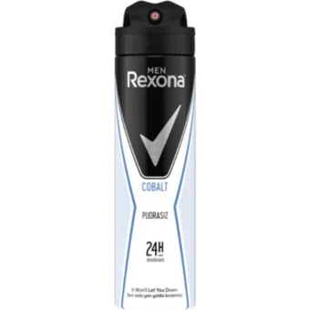 Rexona Men Cobalt Pudrasız Ter Önleyici Sprey Erkek Deodorant 150 ml