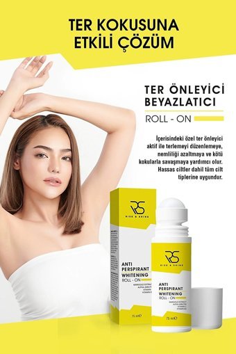 Gnl Whitening Pudrasız Ter Önleyici Antiperspirant Roll-On Unisex Deodorant 75 ml