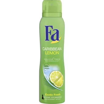 Fa Caribbean Lemon Pudrasız Ter Önleyici Sprey Kadın Deodorant 150 ml