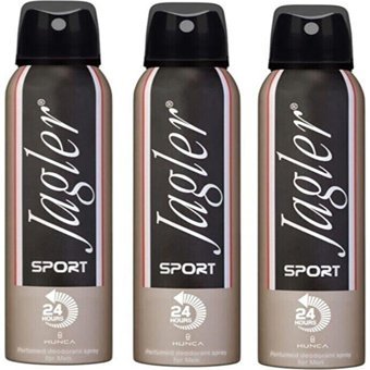 Jagler Sport Pudrasız Ter Önleyici Sprey Erkek Deodorant 3x150 ml