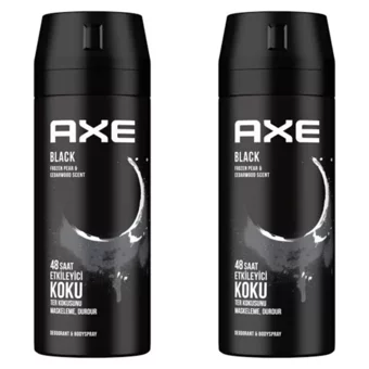 Axe Black Pudrasız Ter Önleyici Sprey Erkek Deodorant 2x150 ml