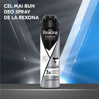 Rexona Men Maximum Proctection Extra Strong Pudrasız Ter Önleyici Sprey Erkek Deodorant 150 ml