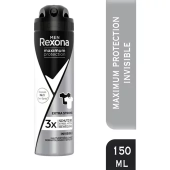 Rexona Men Maximum Proctection Extra Strong Pudrasız Ter Önleyici Sprey Erkek Deodorant 150 ml
