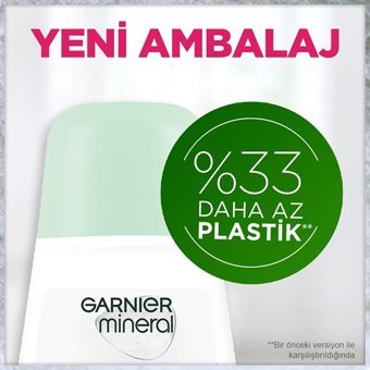 Garnier Mineral Termal Koruma Pudrasız Ter Önleyici Antiperspirant Roll-On Kadın Deodorant 50 ml