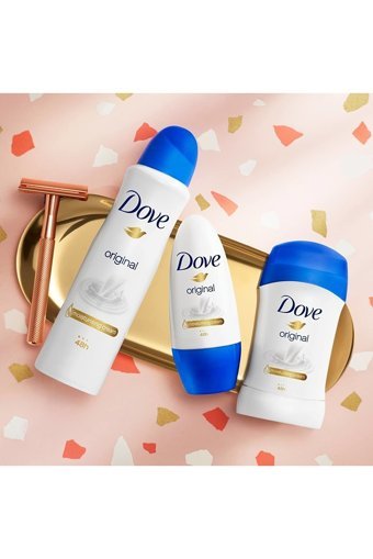 Dove Original Pudrasız Ter Önleyici Antiperspirant Sprey Kadın Deodorant 6x150 ml