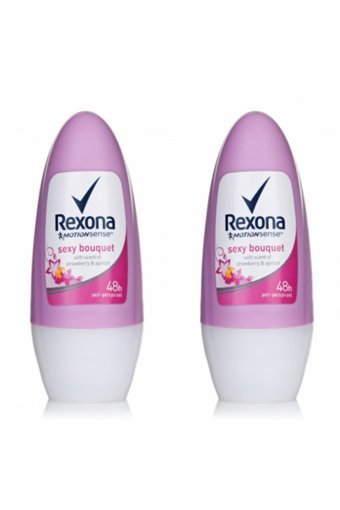 Rexona Sexy Bouquet Pudrasız Ter Önleyici Antiperspirant Roll-On Kadın Deodorant 2x150 ml