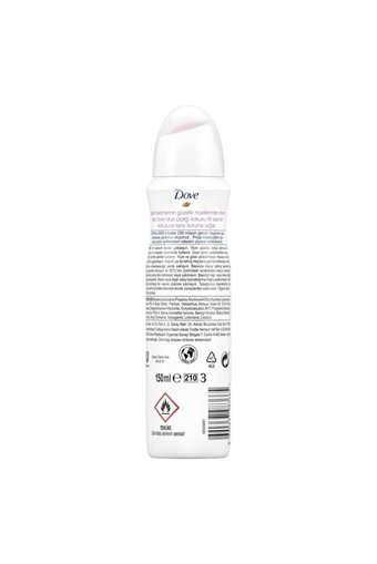 Dove Işıldayan Bakım Pudrasız Ter Önleyici Antiperspirant Sprey Kadın Deodorant 150 ml