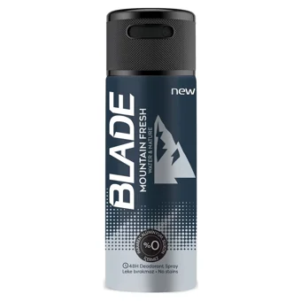 Blade Mountain Fresh Pudrasız Ter Önleyici Sprey Erkek Deodorant 2x150 ml