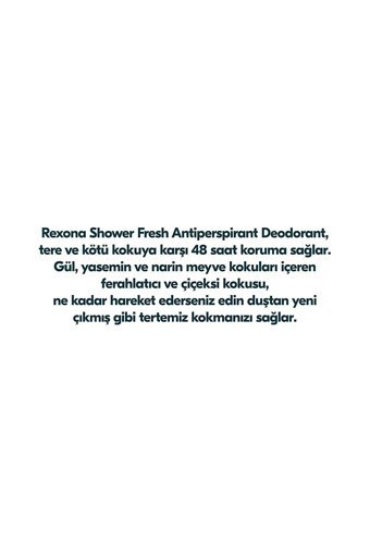 Rexona Shower Fresh Pudrasız Ter Önleyici Antiperspirant Stick Kadın Deodorant 2x40 ml