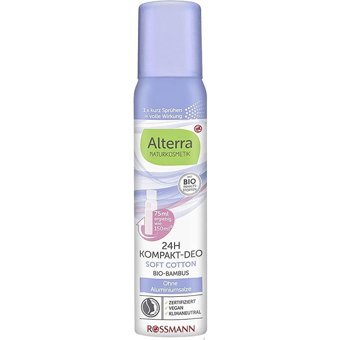 Alterra Jojoba ve Organik Adaçayı İçerikli Pudrasız Ter Önleyici Sprey Unisex Deodorant 75 ml