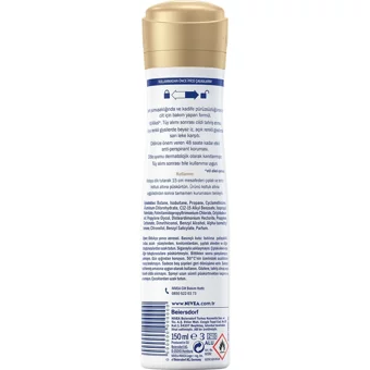 Nivea Black&White Invisible İpeksi Pürüzsüzlük Pudrasız Ter Önleyici Antiperspirant Sprey Kadın Deodorant 75 ml