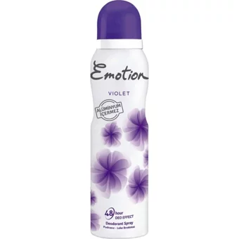 Emotion Violet Pudrasız Ter Önleyici Antiperspirant Sprey Kadın Deodorant 150 ml