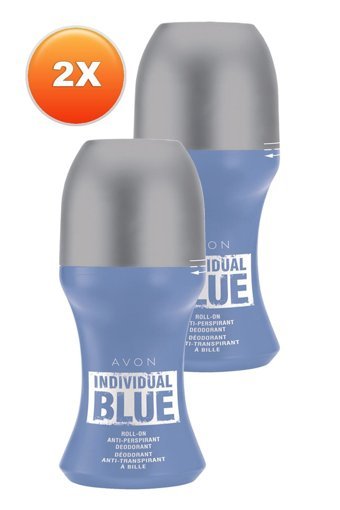 Avon Individual Blue Pudrasız Ter Önleyici Antiperspirant Roll-On Erkek Deodorant 2x50 ml