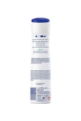 Nivea Fresh Natural Pudrasız Ter Önleyici Antiperspirant Sprey Kadın Deodorant 150 ml