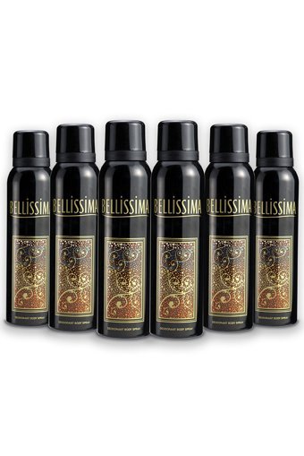 Bellissima Aromel Pudrasız Ter Önleyici Sprey Kadın Deodorant 6x150 ml