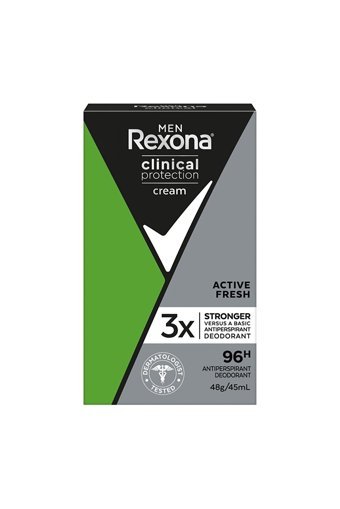 Rexona Clinical Protection Active Clean Pudrasız Ter Önleyici Antiperspirant Stick Erkek Deodorant 3x45 ml