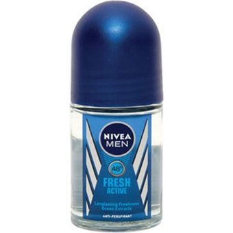 Nivea Fresh Active Pudrasız Ter Önleyici Antiperspirant Roll-On Erkek Deodorant 25 ml