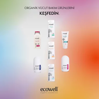 Ecowell Pudrasız Organik Roll-On Kadın Deodorant 75 ml