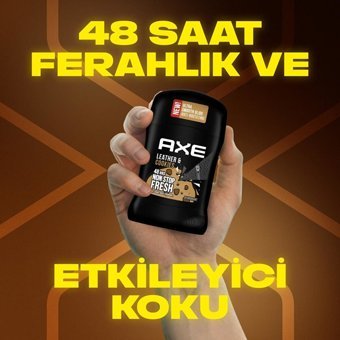 Axe Leather&Cookies Pudrasız Ter Önleyici Stick Erkek Deodorant 50 ml