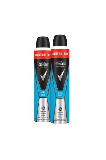 Rexona Men Xtra Cool Pudrasız Ter Önleyici Antiperspirant Sprey Erkek Deodorant 2x200 ml