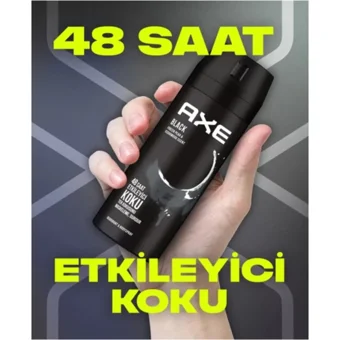 Axe Black Pudrasız Ter Önleyici Sprey Erkek Deodorant 150 ml