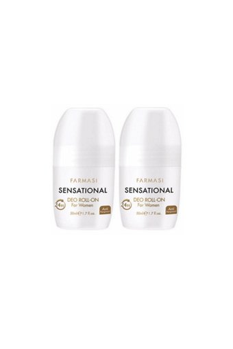 Farmasi Sensational Pudrasız Ter Önleyici Antiperspirant Roll-On Kadın Deodorant 2x50 ml