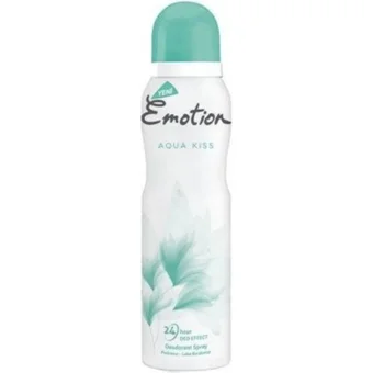 Emotion Aqua Kiss Pudrasız Sprey Kadın Deodorant 150 ml