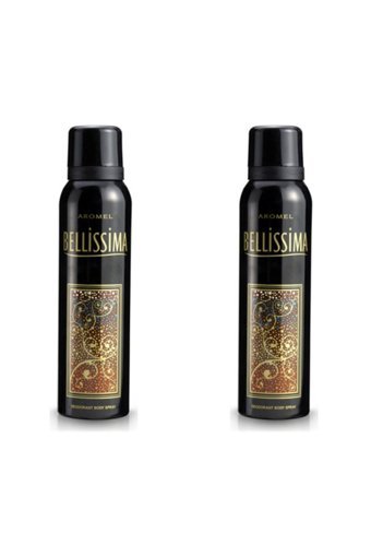 Bellissima Aromel Pudrasız Ter Önleyici Sprey Kadın Deodorant 2x150 ml