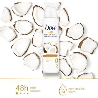 Dove Nourishing Secrets Pudrasız Ter Önleyici Antiperspirant Sprey Kadın Deodorant 150 ml