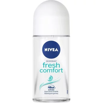 Nivea Fresh Comfort Pudrasız Ter Önleyici Roll-On Kadın Deodorant 50 ml