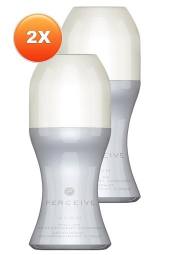 Avon Perceive Pudrasız Ter Önleyici Antiperspirant Roll-On Kadın Deodorant 2x50 ml