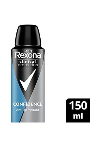 Rexona Clinical Protection Confidence Pudrasız Ter Önleyici Antiperspirant Sprey Erkek Deodorant 150 ml