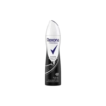 Rexona Invisible Black+White Pudrasız Ter Önleyici Antiperspirant Sprey Kadın Deodorant 150 ml