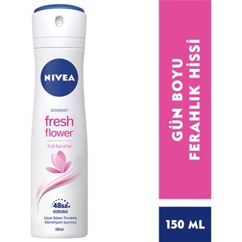 Nivea Fresh Flower Pudrasız Ter Önleyici Sprey Kadın Deodorant 150 ml