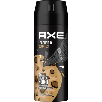 Axe Leather Cookies Pudrasız Ter Önleyici Sprey Erkek Deodorant 150 ml