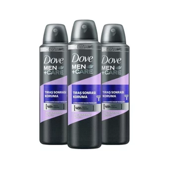 Dove Men +Care Pudrasız Ter Önleyici Antiperspirant Sprey Erkek Deodorant 3x150 ml