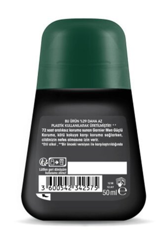 Garnier Güçlü Koruma Pudrasız Ter Önleyici Antiperspirant Roll-On Erkek Deodorant 50 ml