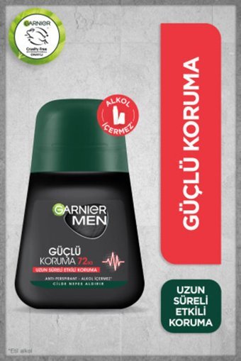 Garnier Güçlü Koruma Pudrasız Ter Önleyici Antiperspirant Roll-On Erkek Deodorant 50 ml