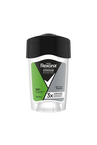 Rexona Clinical Protection Active Fresh Pudrasız Ter Önleyici Antiperspirant Stick Erkek Deodorant 4x45 ml