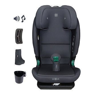 Luxus Prime Isofixli 15-36 kg Sürüş Yönü Oto Koltuğu Gri