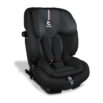 Renolux Olymp Isofixli-Emniyet Kemerli 9-36 kg Adac Sertifikalı Yatabilen Yükseklik Ayarlı Sürüş Yönü Oto Koltuğu Siyah