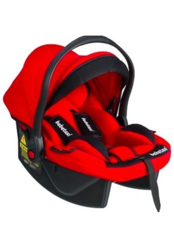 Bebetaxi Emniyet Kemerli 0-13 kg Yatabilen Çift Yönlü Oto Koltuğu Kırmızı