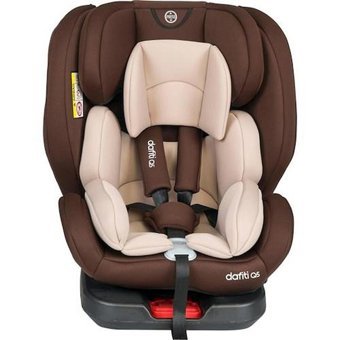 Dafiti QS Isofixli 360 Derece Dönen 0-36 kg Yatabilen Çift Yönlü Oto Koltuğu Kahverengi