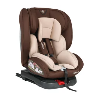 Convers Baby Baby Dafiti Isofixli 360 Derece Dönen 0-36 kg Yatabilen Sürüş Yönü-Sürüş Yönü Tersi Oto Koltuğu Kahverengi Krem