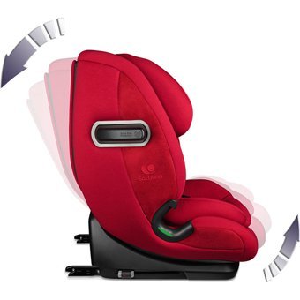 Renolux Olymp Isofixli-Emniyet Kemerli 9-36 kg Adac Sertifikalı Yatabilen Yükseklik Ayarlı Sürüş Yönü Oto Koltuğu Kırmızı