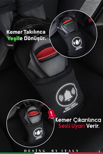 Profix Pro Signal Isofixli-Emniyet Kemerli 360 Derece Dönen 0-36 kg Yatabilen Yükseklik Ayarlı Çift Yönlü Oto Koltuğu Siyah
