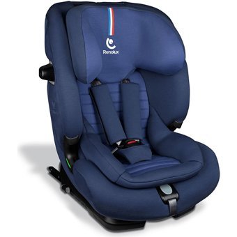 Renolux Olymp Isofixli-Emniyet Kemerli 9-36 kg Adac Sertifikalı Yatabilen Yükseklik Ayarlı Sürüş Yönü Oto Koltuğu Lacivert
