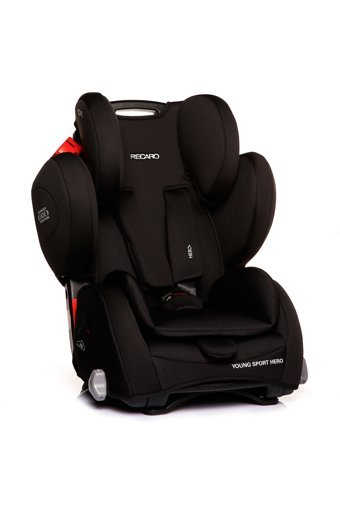 Recaro Young Sport Hero Emniyet Kemerli 9-36 kg Adac Sertifikalı Yükseklik Ayarlı Sürüş Yönü Oto Koltuğu Siyah