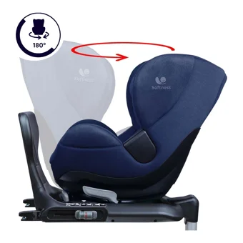 Renolux Gaia Isofixli 0-18 kg Yatabilen Çift Yönlü Oto Koltuğu Lacivert