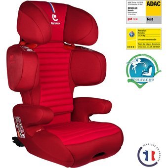 Renolux Reno Fix Softness Isofixli 15-36 kg Adac Sertifikalı Yatabilen Yükseklik Ayarlı Oto Koltuğu Kırmızı
